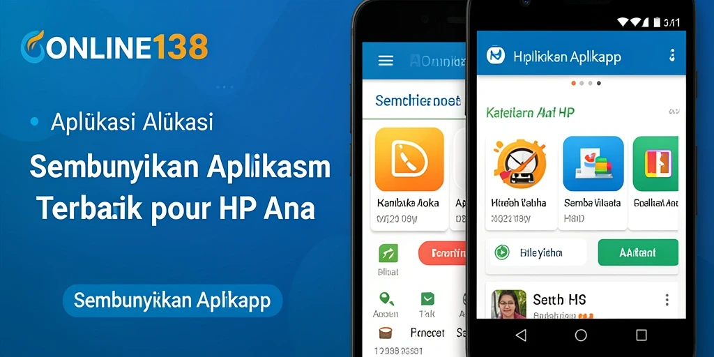 Tampilan antarmuka aplikasi Sembunyikan Aplikasi ONLINE138 yang user-friendly.